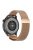 22mm Magnetic Closure Milanese Wristband Breathable Watch Strap Replacement for Huawei Watch GT3 46mm/Samsung Gear S3 Frontier/Classic - Rose Gold