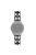 22mm Metal + PU Leather Knit Watch Band for Samsung Gear S3/Galaxy Watch 46mm/Huawei GT 2 46mm/Huami Amazfit Watch 1/2 - Black/White