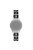 22mm Metal + PU Leather Knit Watch Band for Samsung Gear S3/Galaxy Watch 46mm/Huawei GT 2 46mm/Huami Amazfit Watch 1/2 - Silver/Black