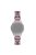 22mm Metal + PU Leather Knit Watch Band for Samsung Gear S3/Galaxy Watch 46mm/Huawei GT 2 46mm/Huami Amazfit Watch 1/2 - Silver/Rose Gold