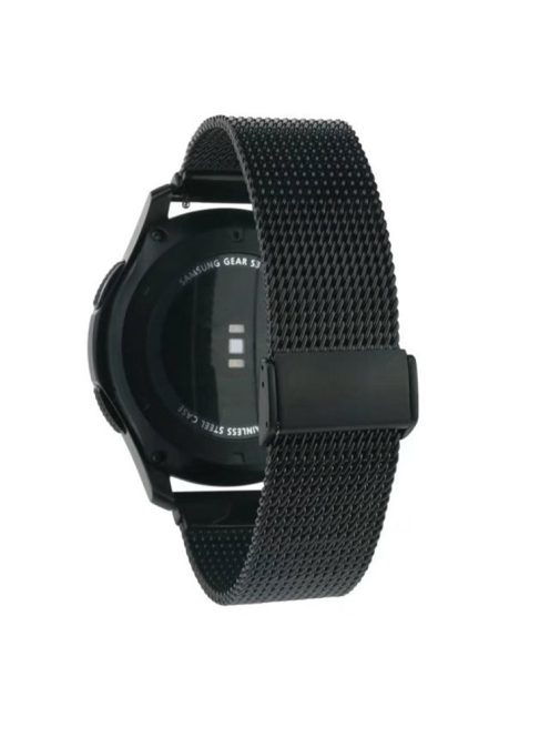 22mm Net Stainless Steel Smart Watch Band Strap for Huawei Watch GT2e/GT2 46mm - Black