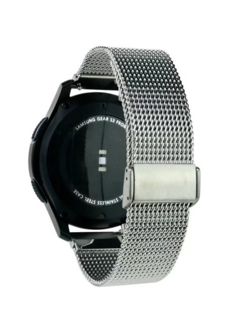 22mm Net Stainless Steel Smart Watch Band Strap for Huawei Watch GT2e/GT2 46mm - Silver