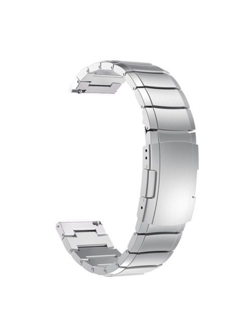 22mm One Bead Stainless Steel Watchband Replacement Strap for Huawei Watch GT 2e/GT2 46mm - Silver