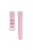 22mm Plain PU Leather Watch Band Replacement for Samsung Galaxy Watch 46mm/Gear S3/Huawei Watch GT 2 46mm Watch Strap - Pink