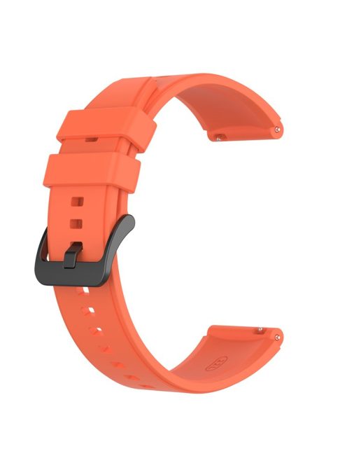 22mm Plain Silicone Watch Band Strap Replacement for Huawei Watch 3/Watch 3 Pro - Orange