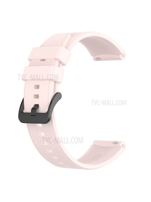 22mm Plain Silicone Watch Band Strap Replacement for Huawei Watch 3/Watch 3 Pro - Pink