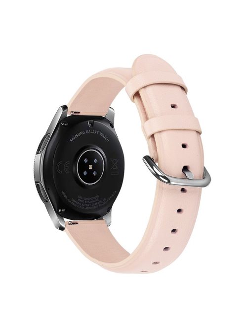 22mm Quality Leather Smart Watch Replacement Strap for Huawei Watch GT 2e/GT 46mm - Pink