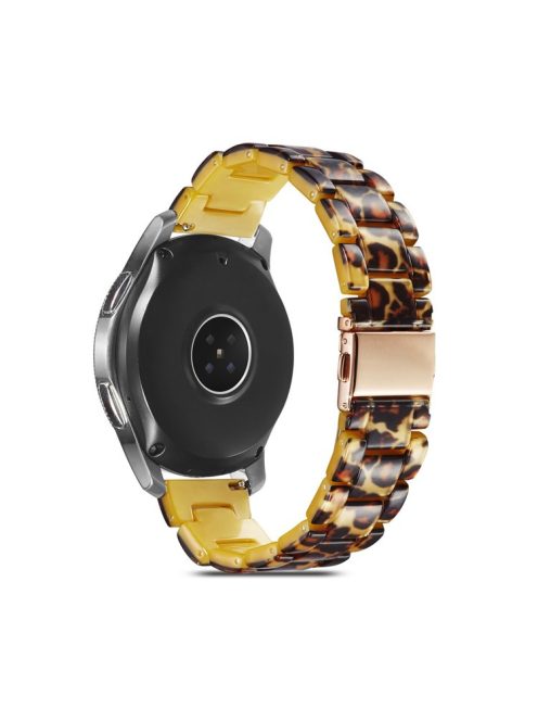 22mm Resin Replacement Watch Band for Huawei Watch GT/GT2/GT2e 46mm etc. - Leopard Texture