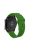 22mm Reverse Buckle Silicone Watchband for Samsung Gear S3/Galaxy Watch 46mm/Huawei GT2 46mm/Huami Amazfit 1/2 - Dark Green