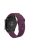 22mm Reverse Buckle Silicone Watchband for Samsung Gear S3/Galaxy Watch 46mm/Huawei GT2 46mm/Huami Amazfit 1/2 - Dark Purple