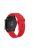 22mm Reverse Buckle Silicone Watchband for Samsung Gear S3/Galaxy Watch 46mm/Huawei GT2 46mm/Huami Amazfit 1/2 - Red