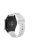 22mm Reverse Buckle Silicone Watchband for Samsung Gear S3/Galaxy Watch 46mm/Huawei GT2 46mm/Huami Amazfit 1/2 - White