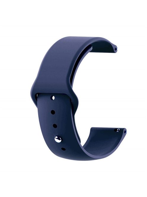 22mm Silicone Smart Watch Band Watch Strap Replacement for Huawei Watch GT 2e/GT2 46mm - Dark Blue