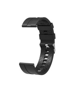   22mm Silicone Watch Strap Replacement Adjustable Watch Band for Huawei Watch GT - Black