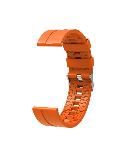 22mm Silicone Watch Strap Replacement Adjustable Watch Band for Huawei Watch GT - Orange