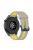 22mm Silicone Watch Strap Soft Wristband with Buckle for Samsung Galaxy Watch 3 45mm R840/Gear S3/Huawei Watch GT 2e/GT3 46mm/GT Runner - Grey/Yellow