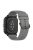 22mm Silicone Watch Strap Soft Wristband with Buckle for Samsung Galaxy Watch3 45mm/Active/Huawei Watch 3 - Dark Grey