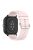 22mm Silicone Watch Strap Soft Wristband with Buckle for Samsung Galaxy Watch3 45mm/Active/Huawei Watch 3 - Light Pink