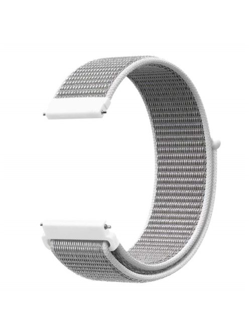 22mm Soft Breathable Nylon Sport Loop Wrist Band Strap for Huawei Watch GT/Watch 2 Pro/Honor Watch Magic - Silver