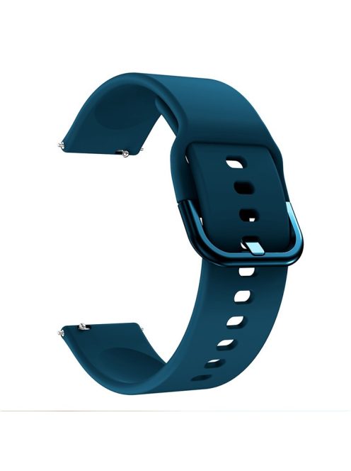 22mm Soft Silicone Smart Watch Band Adjutable Wrist Strap for Huawei Watch GT / Watch GT2 / Watch Active / Watch Buds - Dark Blue