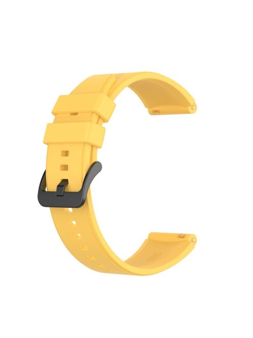 22MM Soft Silicone Watch Band Strap Replacement for Huawei Watch GT 2 Pro - Yellow