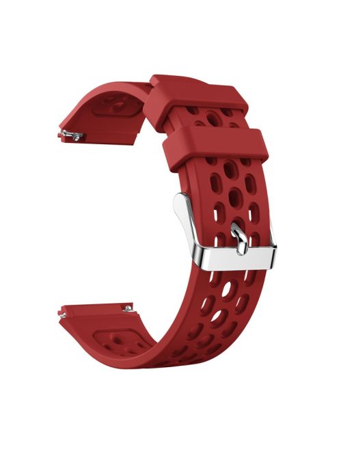 22MM Soft Silicone Watch Band Strap Replacement for Huawei Watch GT 2e - Red