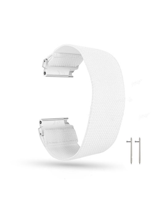 22mm Solid Color Printing Nylon Smart Watch Band for Huawei Watch GT 2e / GT / GT 2 46mm - White