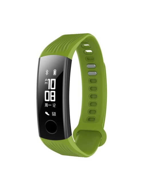 Adjustable Silicone Replacement Wristband for Huawei Honor Band 3 - Green