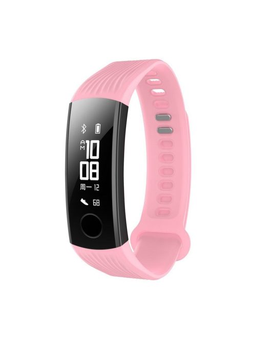 Adjustable Silicone Replacement Wristband for Huawei Honor Band 3 - Pink