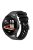 Bi-color Silicone Smart Watch Strap Adjustable Watchband for Huawei Watch GT 2e - Black / Black