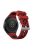 Bi-color Silicone Smart Watch Strap Adjustable Watchband for Huawei Watch GT 2e - Red / Black