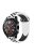 Bi-color Soft Silicone Watch Band for Huawei Watch GT - White / Black