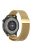 Breathable Milanese Stainless Steel Mesh Band Watch Strap for Huawei Watch GT3 42mm/Samsung Galaxy Watch 42mm - Gold