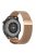 Breathable Milanese Stainless Steel Mesh Band Watch Strap for Huawei Watch GT3 42mm/Samsung Galaxy Watch 42mm - Rose Gold