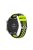 Dual Color Soft Silicone Smart Watch Replacement Strap 22mm for HUAWEI Watch GT2 46mm - Black/Green