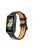 Dual Color Watch Band for Huawei Band 7, Pin Buckle Soft TPU Wrist Strap Replacement - Yellow/Black