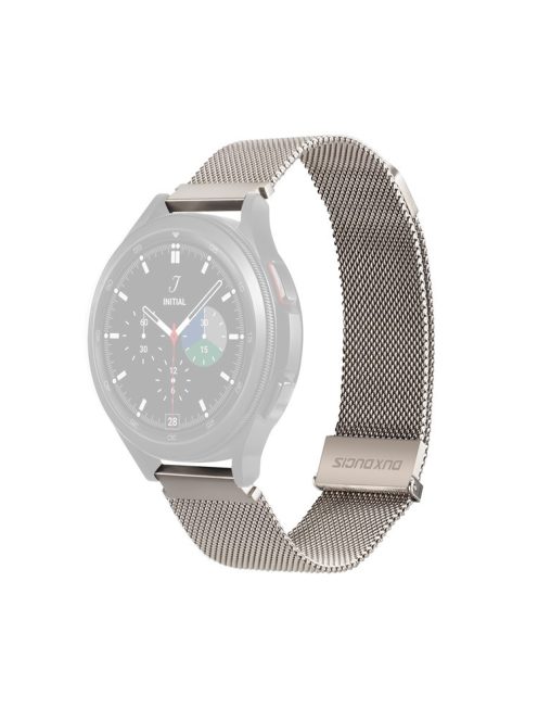 DUX DUCIS 22mm Magnetic Watch Band for Samsung Galaxy Watch3 45mm  /  Huawei Watch GT 3 46mm  /  GT 3 Pro 46mm Stainless Steel Alloy Milanese Watch Strap - Starlight Silver