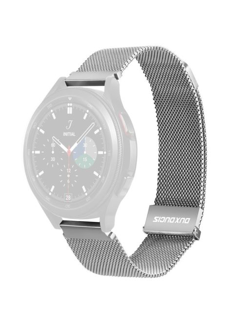 DUX DUCIS 22mm Magnetic Watch Band for Samsung Galaxy Watch3 45mm / Huawei Watch GT 3 46mm / GT 3 Pro 46mm Stainless Steel Alloy Milanese Watch Strap - Silver