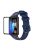 ENKAY HAT PRINCE For Huawei Band 8 / Band 8 NFC / Band 9 / Band 9 NFC Printed Silicone Watch Band with Soft PC Edge PMMA Screen Film - Blue