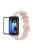 ENKAY HAT PRINCE For Huawei Band 8 / Band 8 NFC / Band 9 / Band 9 NFC Printed Silicone Watch Band with Soft PC Edge PMMA Screen Film - Pink