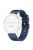 For  Huawei Watch GT 4 / GT 3 / GT 2 46mm Watch Strap 22mm Nylon Coated Silicone Strap Replacement - Blue