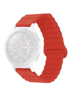   For Haylou LS02 / RS4 / RS4 Plus / Huawei Watch GT 3 Pro 43mm, Silicone Watchband 20mm Universal Magnetic Watch Strap - Red