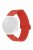 For Haylou LS02 / RS4 / RS4 Plus / Huawei Watch GT 3 Pro 43mm, Silicone Watchband 20mm Universal Magnetic Watch Strap - Red