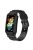 For Honor Band 6/Huawei Band 6/7 Replacement TPU Watch Band Adjustable Wrist Strap + Watch Case - Black