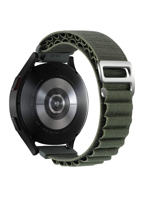 For Huawei / Samsung / Huami Amazfit GTS 4 / 3 / 2 / 1 / mini Watch Band Universal 20mm Nylon Wrist Strap - Army Green