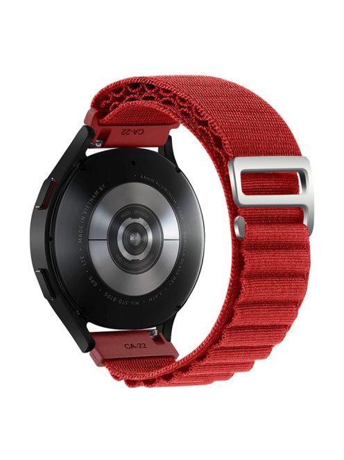 For Huawei / Samsung / Huami Amazfit GTS 4 / 3 / 2 / 1 / mini Watch Band Universal 20mm Nylon Wrist Strap - Red