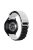 For Huawei / Samsung / Huami Amazfit GTS 4 / 3 / 2 / 1 / mini Watch Band Universal 20mm Nylon Wrist Strap - White+Black