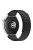 For Huawei / Samsung Smart Watch Silicone Band 22mm Universal Magnetic Replacement Strap - Black