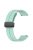 For Huawei / Samsung Universal 22mm Smartwatch Strap Magnetic Folding Buckle Silicone Band - Teal Green