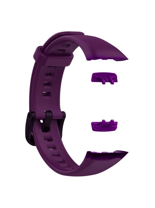 For Huawei Band 6 / Band 6 Pro / Honor Band 6 TPU Sport Strap Replacement Watch Band - Dark Purple